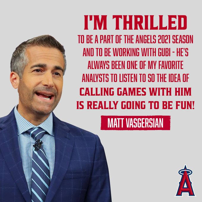 Matt Vasgersian and Daron Sutton are the new Angels playbyplay voices