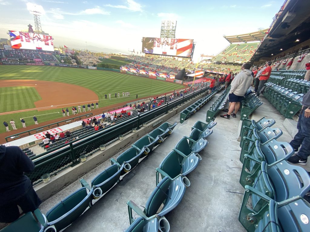 Attending an Angels game in the era of Covid – Crashing the Pearly