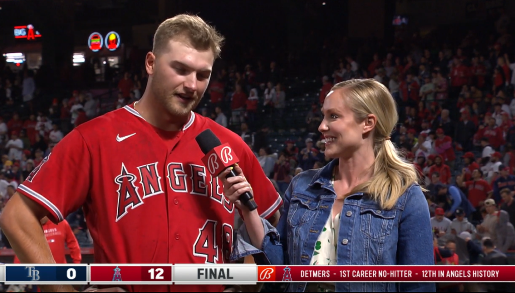 Angels' Reid Detmers rides re-tooled slider to his best game of the season  – Orange County Register