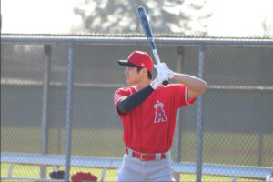 Shohei Ohtani taking batting practice spring training 2020