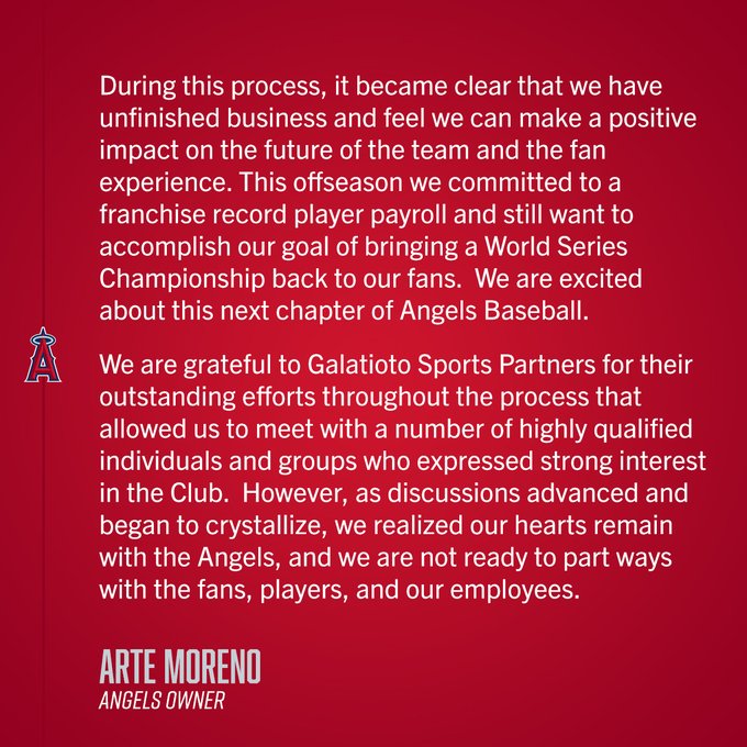 Arte Moreno Is a New (Nice) Steinbrenner