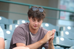 Tyler Bremner in civilian clothes